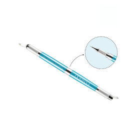 قلم تاتو ابروی هوشمند با سوزن یکبار مصرف سیلور استریل آبی