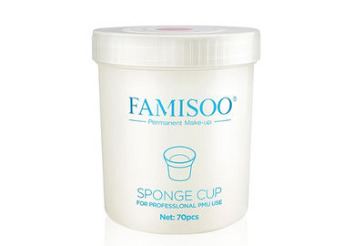 لوازم آرایشی دائمی پلاستیک اکو پلاستیک لوازم جانبی PMU Microblading Sponge Cup